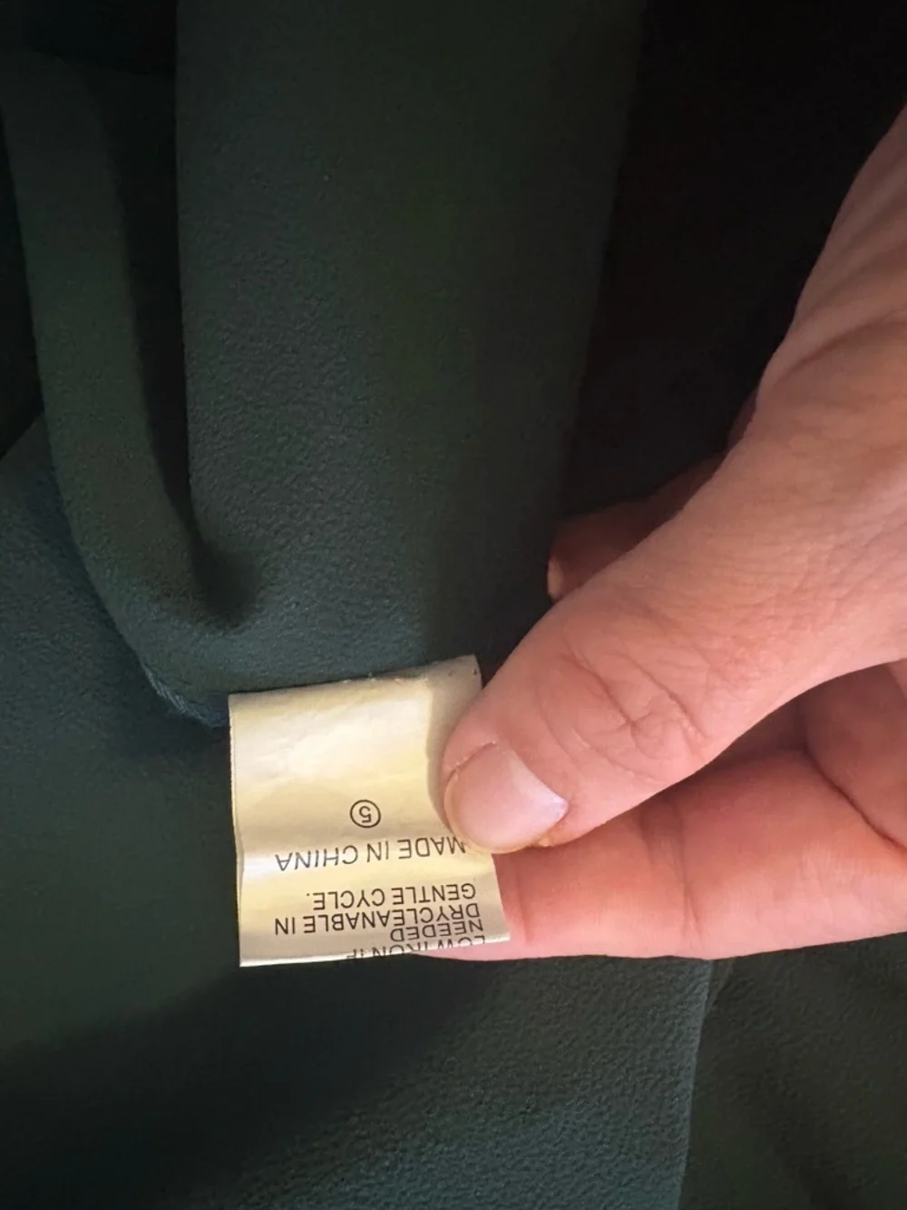 Off-Shoulder Forest Green Maxi Dress with Side Slit - Picture 5 of 5